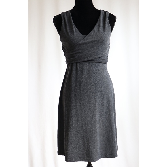 Athleta Dresses & Skirts - Athleta S Small Dress Gray Stretch Pullover